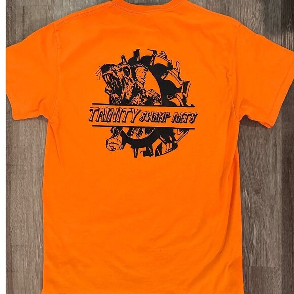 Trinity swamp rats 4wheeeler atv bright orange tshirt size men’s medium - Picture 1 of 4